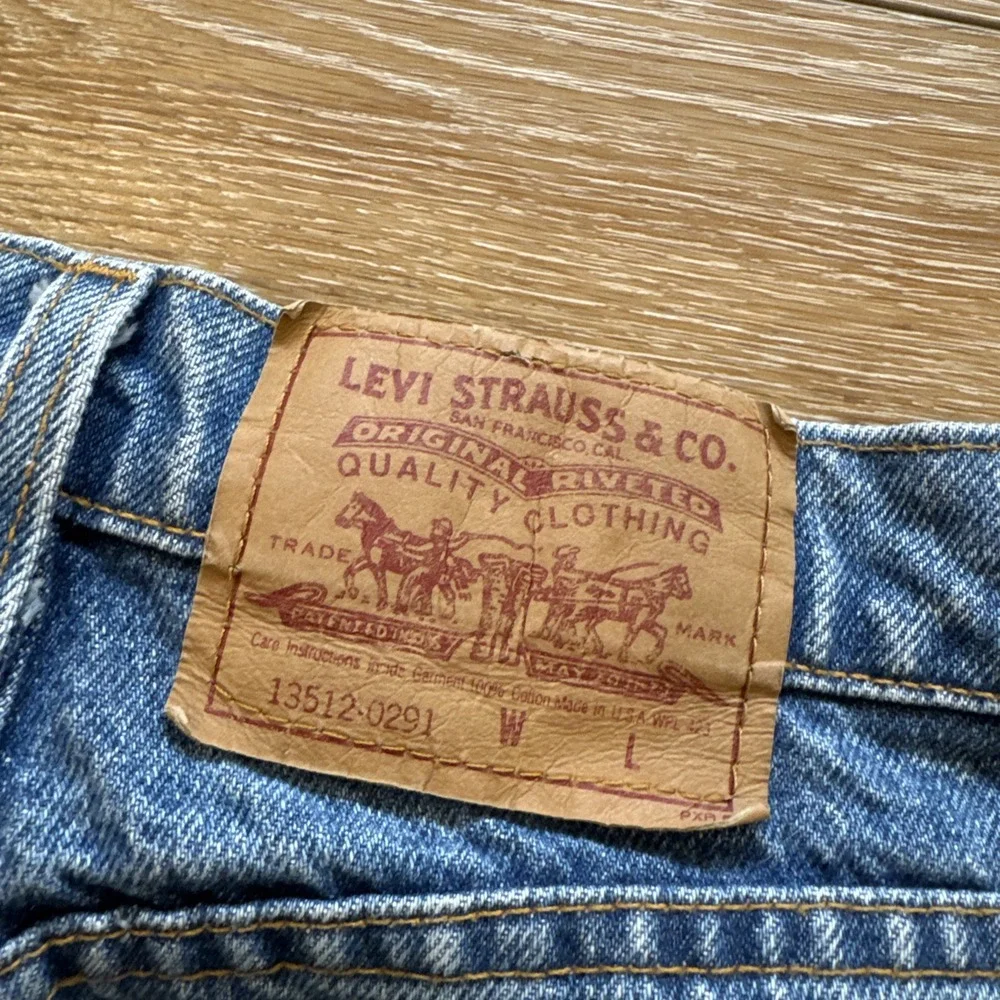 Vintage Levis 512 Jeans‎ Womens 13 Slim Fit Straight Leg Blue Denim 90s 30 x 30